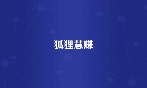 狐狸慧赚