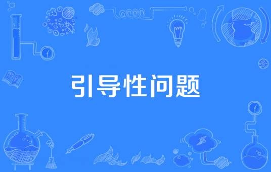 引导性问题