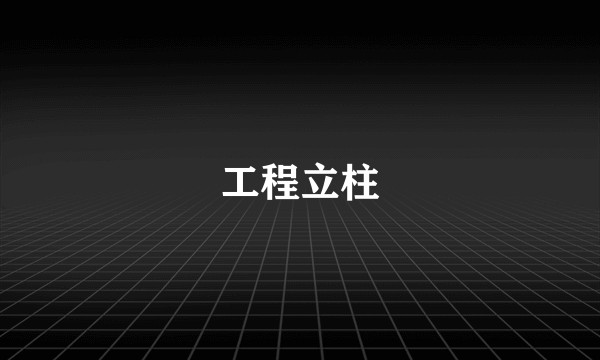 工程立柱