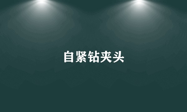 自紧钻夹头