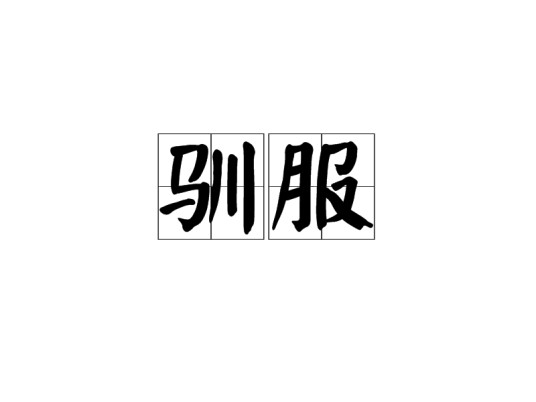 驯服（汉语词语）