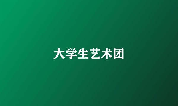 大学生艺术团