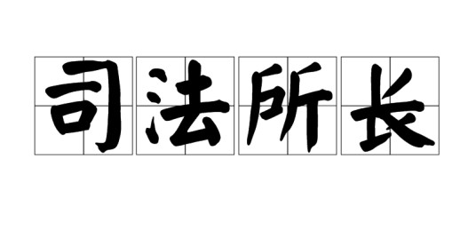 司法所长（基层司法所的负责人）