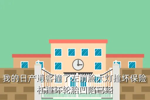 日产逍客车祸,逍客撞了一下这样子修要多少钱