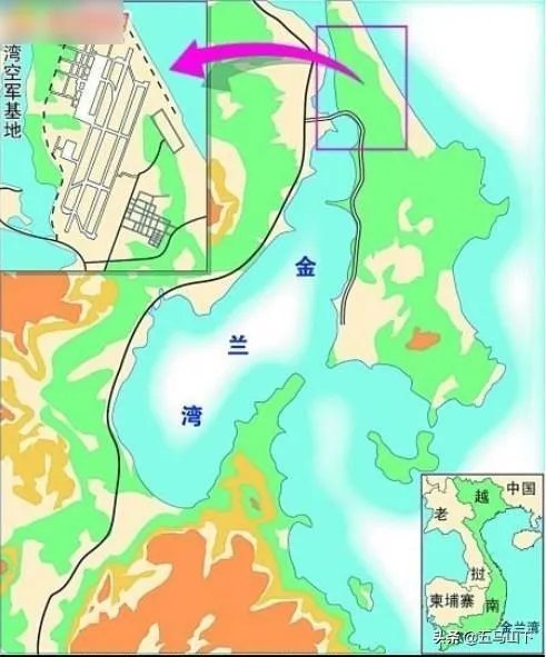 越南金兰湾在什么位置,是个港口吗?