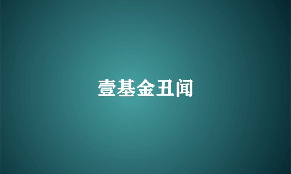 壹基金丑闻