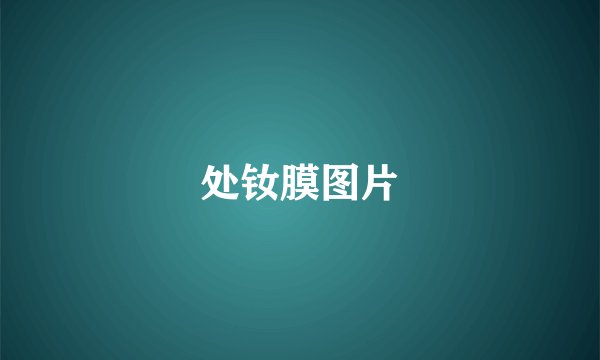 处钕膜图片
