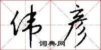 伟彦
