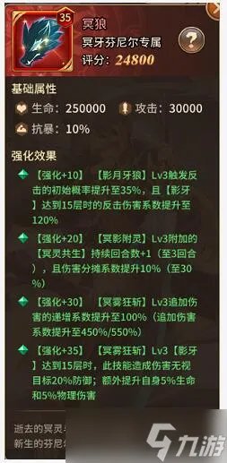 《闪烁之光》SP冥牙芬尼尔技能强度怎么样?