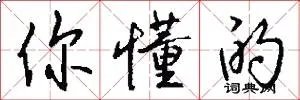 你懂的