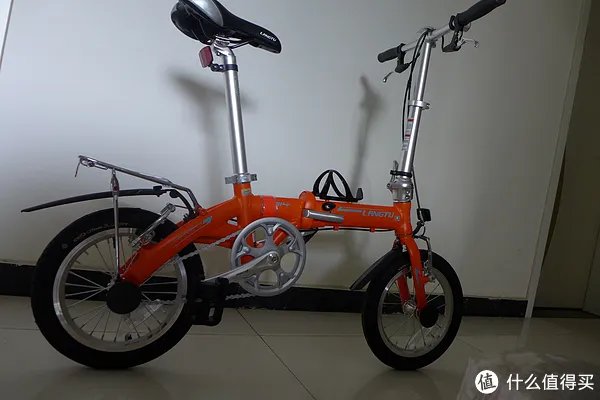 #乐骑天下# 公交通勤爱车:Langtu 狼途 14寸折叠车 开箱&后货架安装