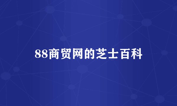 88商贸网的芝士百科