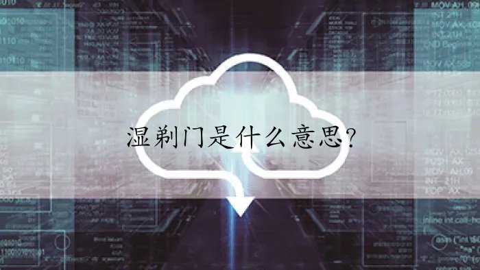 湿剃门是什么意思？