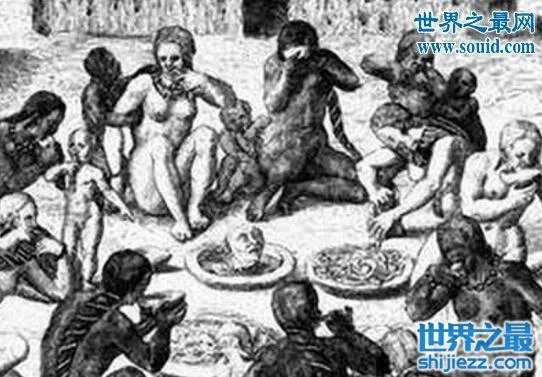 山魈食人图是真的吗，历史上竟存在人吃人的风俗 