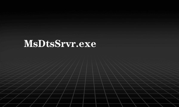 MsDtsSrvr.exe