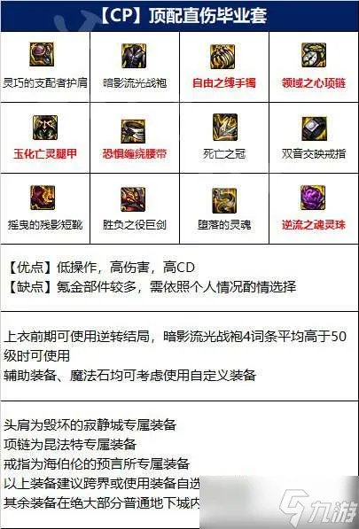 DNF110级女鬼剑装备怎么搭配-110级女鬼剑装备搭配推荐