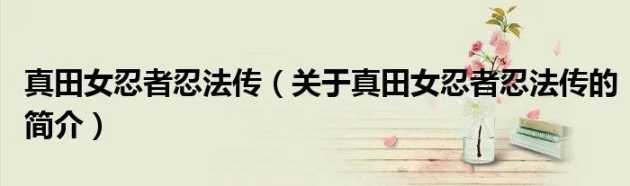 真田女忍者忍法传（关于真田女忍者忍法传的简介）