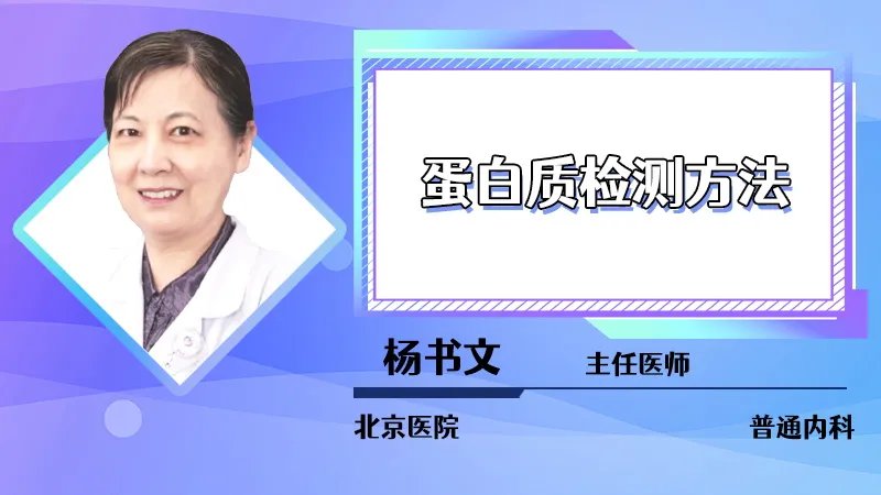  蛋白质检测方法