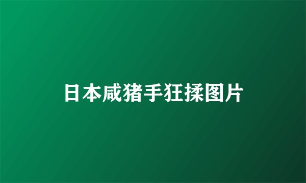 日本咸猪手狂揉图片