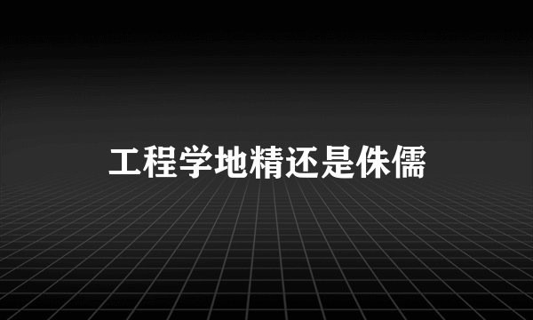 工程学地精还是侏儒
