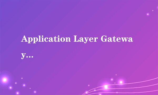 Application Layer Gateway Service