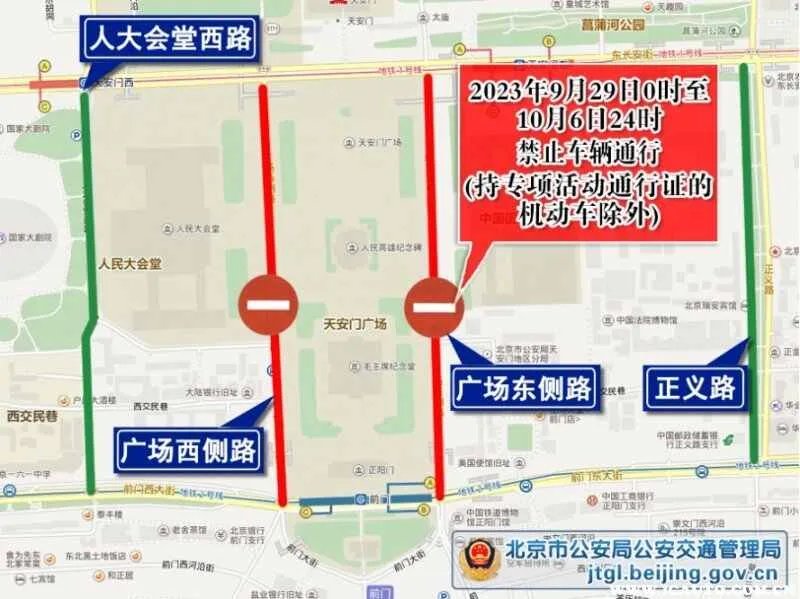 2023年北京国庆交通管制