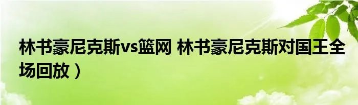 林书豪尼克斯vs篮网 林书豪尼克斯对国王全场回放）