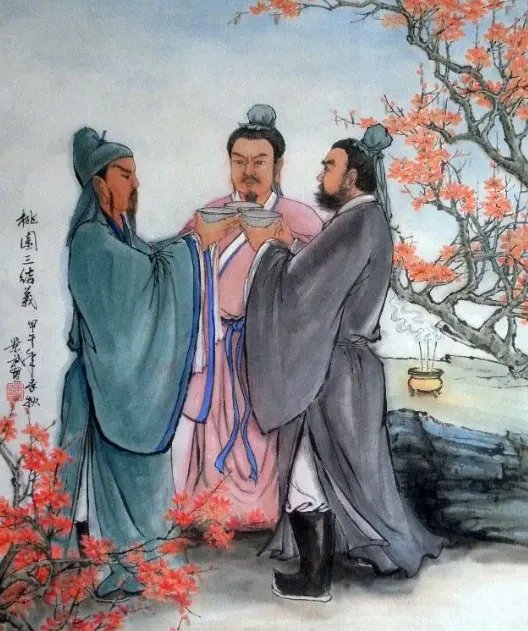 跪楼道里饮料代酒桃园结义,如何看待这三个男孩的做法呢?