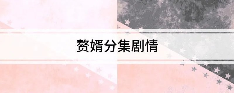 赘婿分集剧情