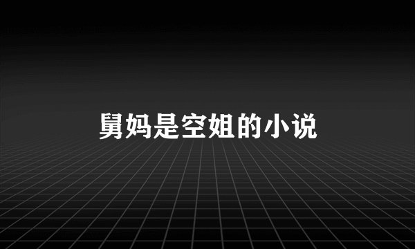 舅妈是空姐的小说
