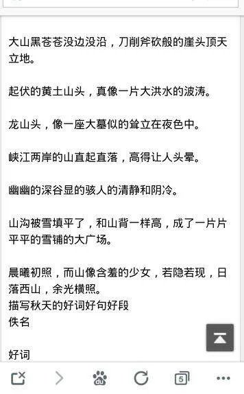 好词好句
