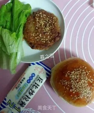 猪肉汉堡包