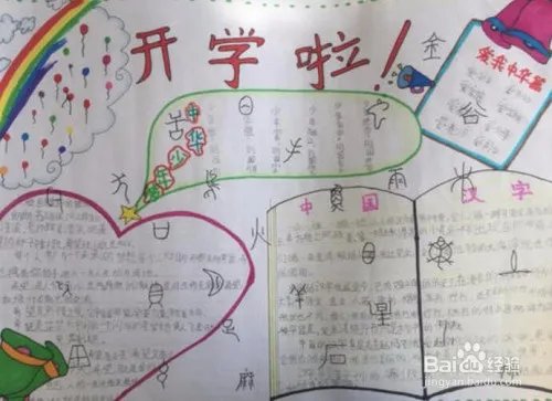2020开学第一课手抄报怎么画?