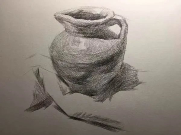 素描静物作画步骤图,有图的,有步骤的