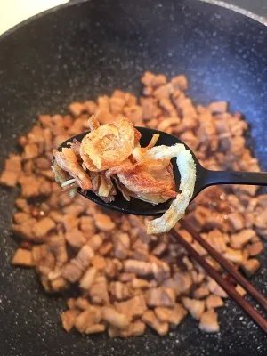 台南米糕里的肉燥的做法步骤图,怎么做好吃