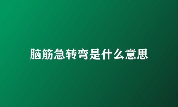 脑筋急转弯是什么意思