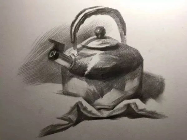 素描静物作画步骤图,有图的,有步骤的