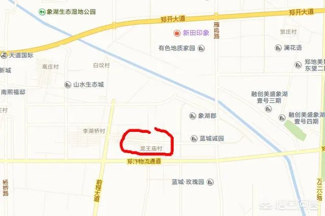 郑州白沙龙王庙站在哪里？