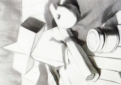 素描静物作画步骤图,有图的,有步骤的