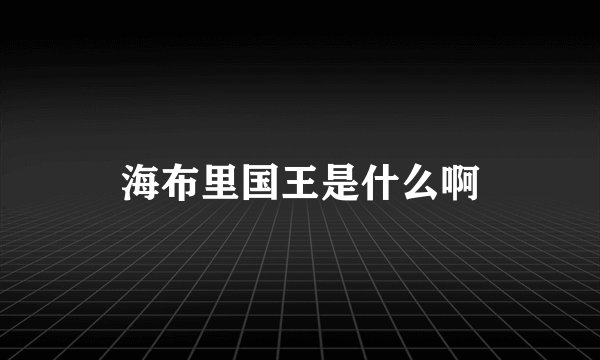 海布里国王是什么啊