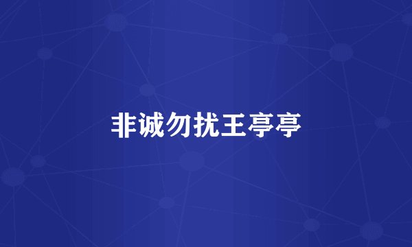 非诚勿扰王亭亭