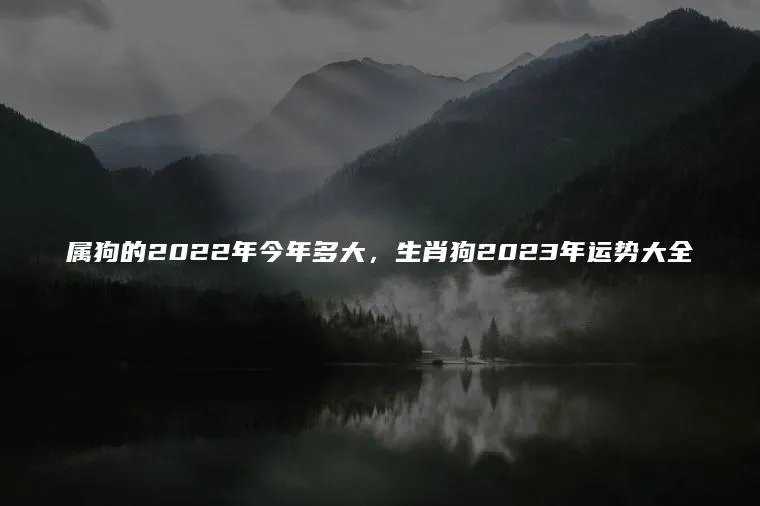 属狗的2022年今年多大，生肖狗2023年运势大全