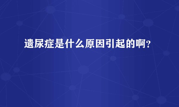 遗尿症是什么原因引起的啊？