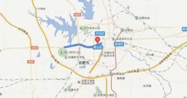合肥长江西路属于哪个区?