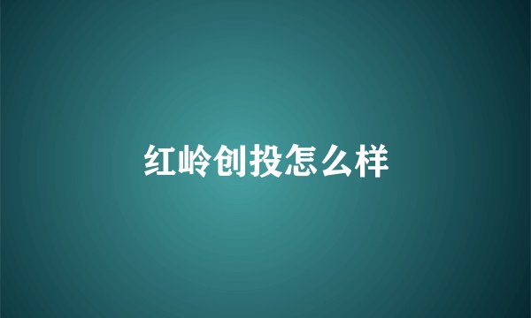 红岭创投怎么样