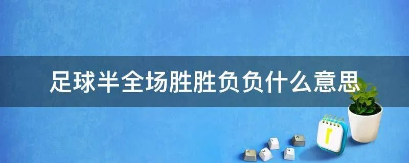 足球半全场胜胜负负什么意思