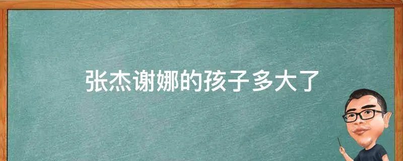 张杰谢娜的孩子多大了