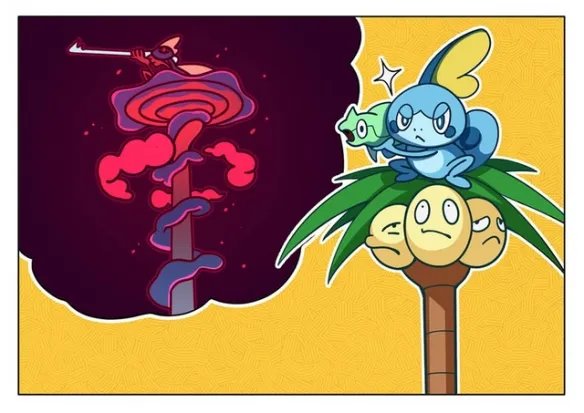 御三家叠叠乐！［宝可梦超极巨化］曝另类呆萌模样！