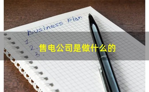 售电公司是做什么的