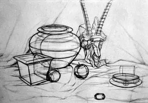 结构素描怎么画,什么是结构素描?